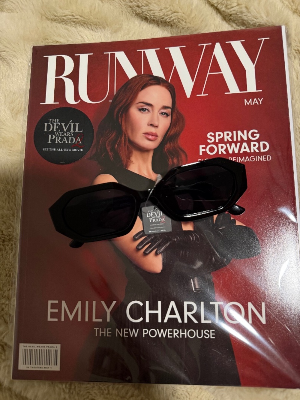 Devil Wears Prada 2 , Runway Magazine and sunglasses